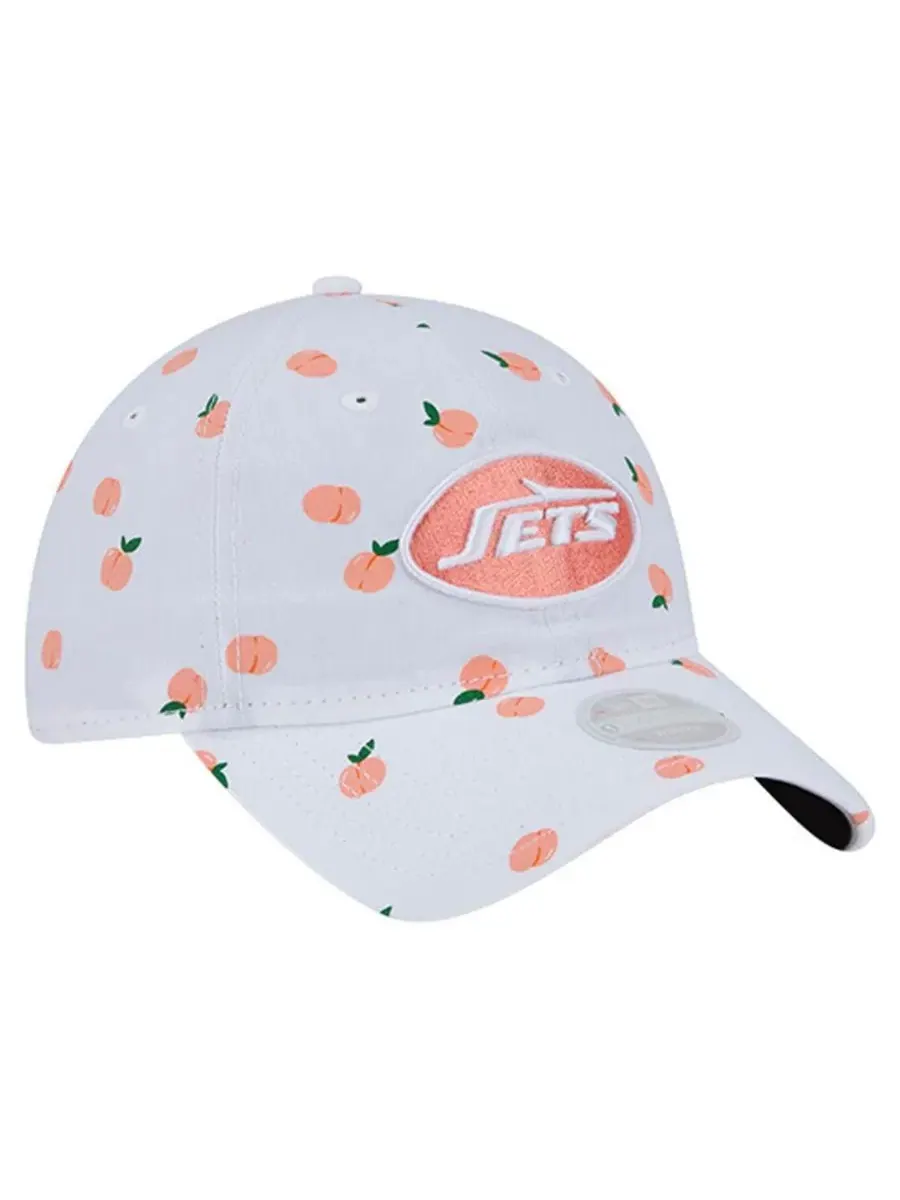 Кепка New York Jets Fruit Pattern 9TWENTY New Era — изображение 3 из 4, белый