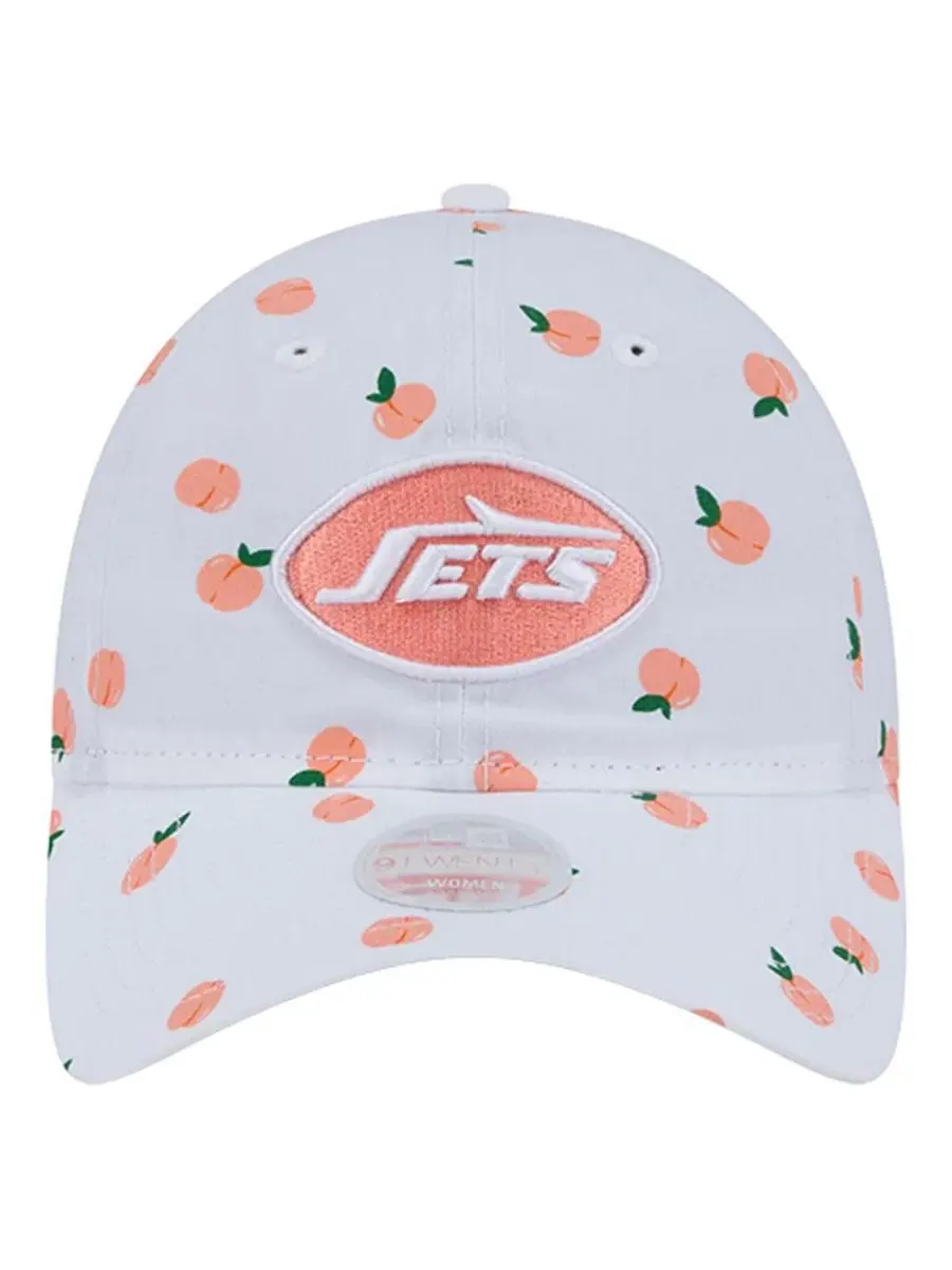 Кепка New York Jets Fruit Pattern 9TWENTY New Era — изображение 4 из 4, белый