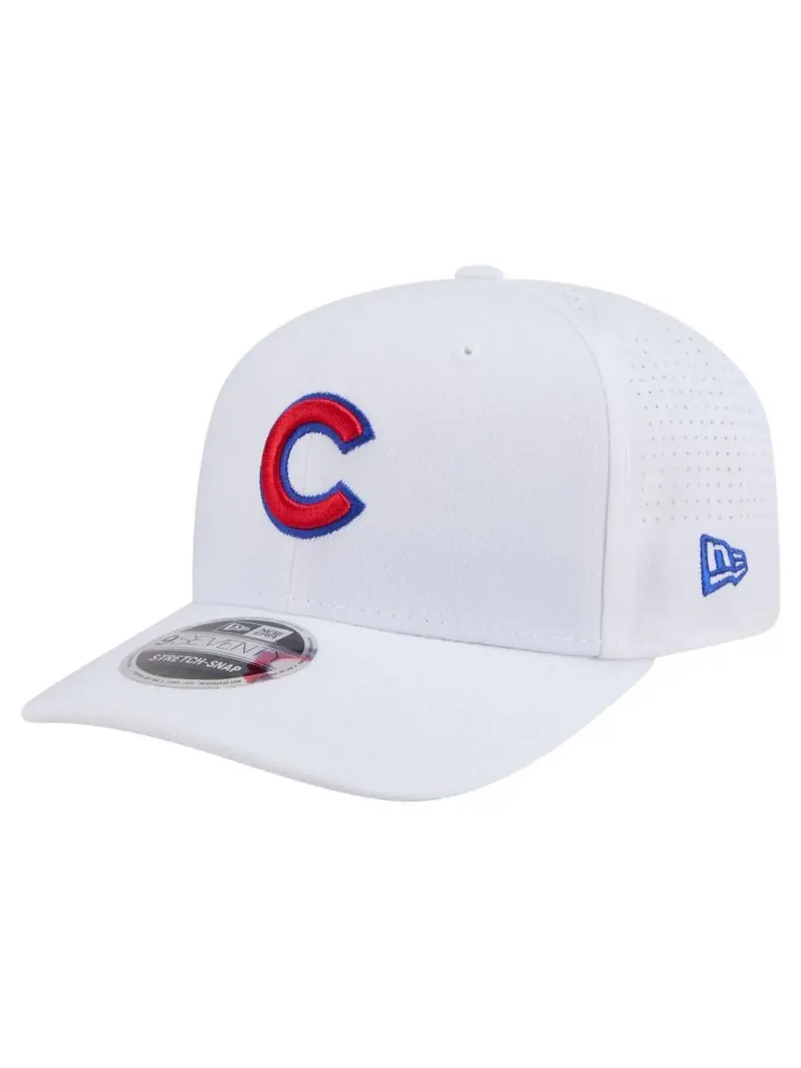 New Era Мужская белая регулируемая кепка Chicago Cubs COOLERA 9SEVENTY — изображение 1 из 4, белый