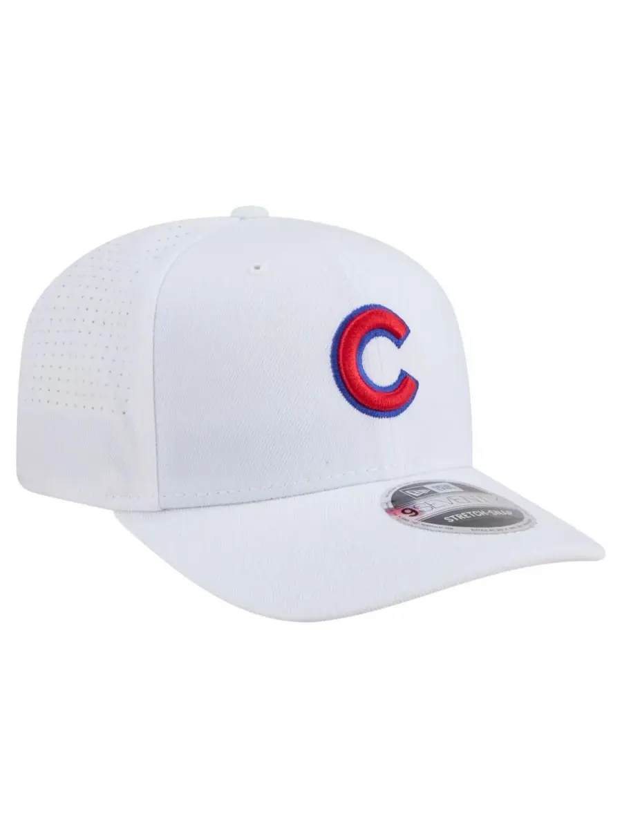 New Era Мужская белая регулируемая кепка Chicago Cubs COOLERA 9SEVENTY — изображение 2 из 4, белый
