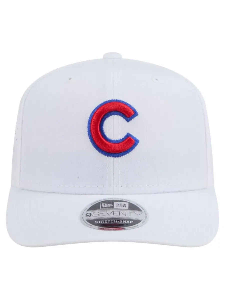 New Era Мужская белая регулируемая кепка Chicago Cubs COOLERA 9SEVENTY — изображение 3 из 4, белый