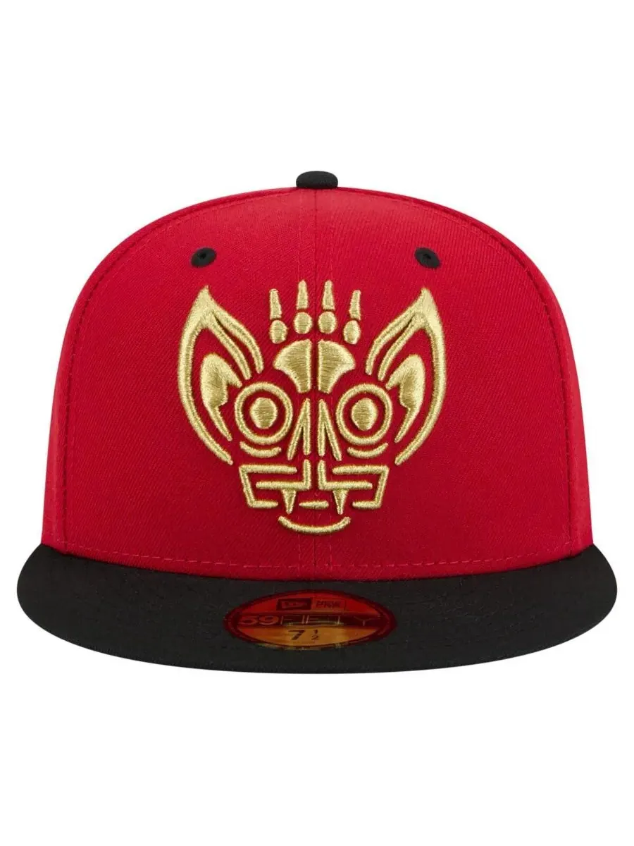 New Era Мужская красная бейсболка Louisville Bats Copa de la Diversion 59FIFTY — изображение 2 из 4, красный