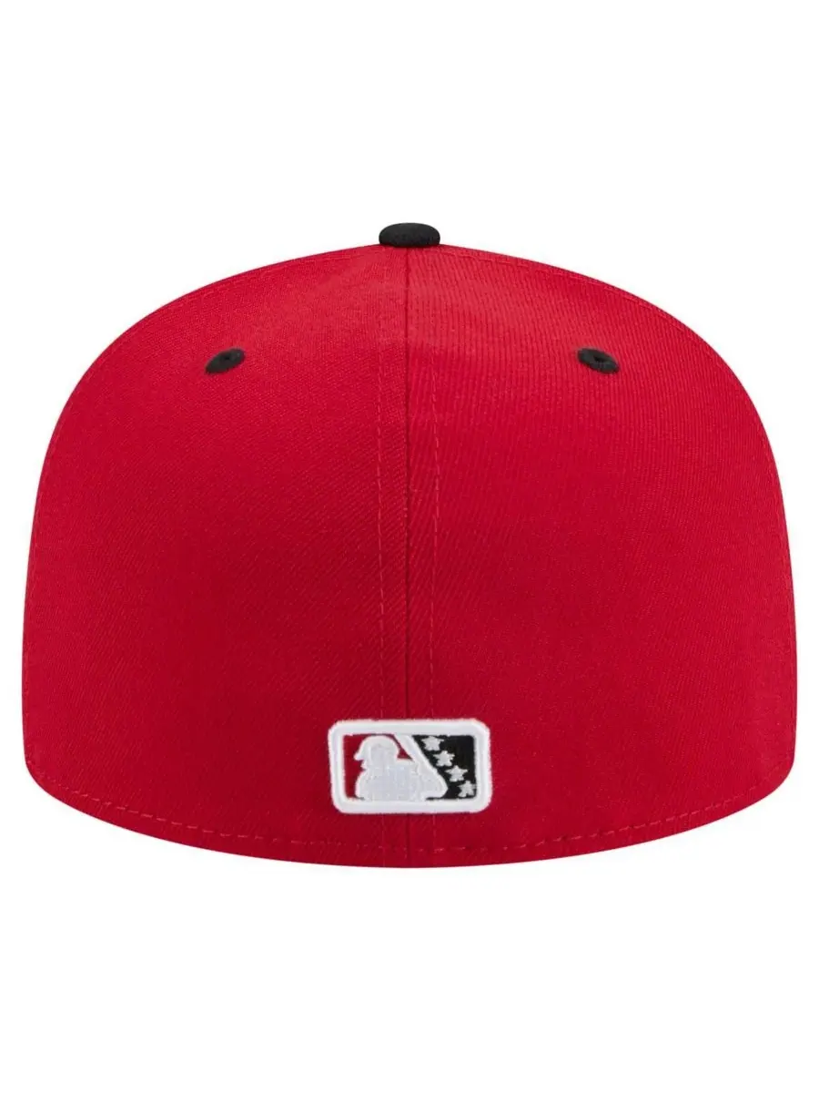 New Era Мужская красная бейсболка Louisville Bats Copa de la Diversion 59FIFTY — изображение 4 из 4, красный