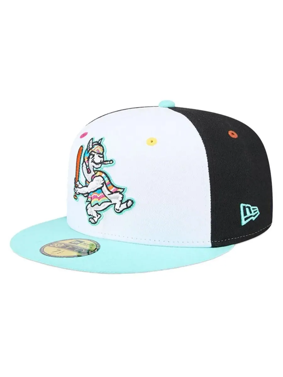 New Era Мужская белая бейсболка Hickory Crawdads Copa de la Diversion 59FIFTY — изображение 1 из 4, белый