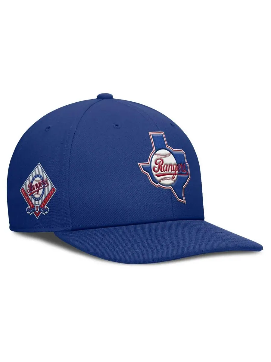 Мужская бейсболка Royal Texas Rangers Pro Performance Snapback Nike — изображение 1 из 4, королевский