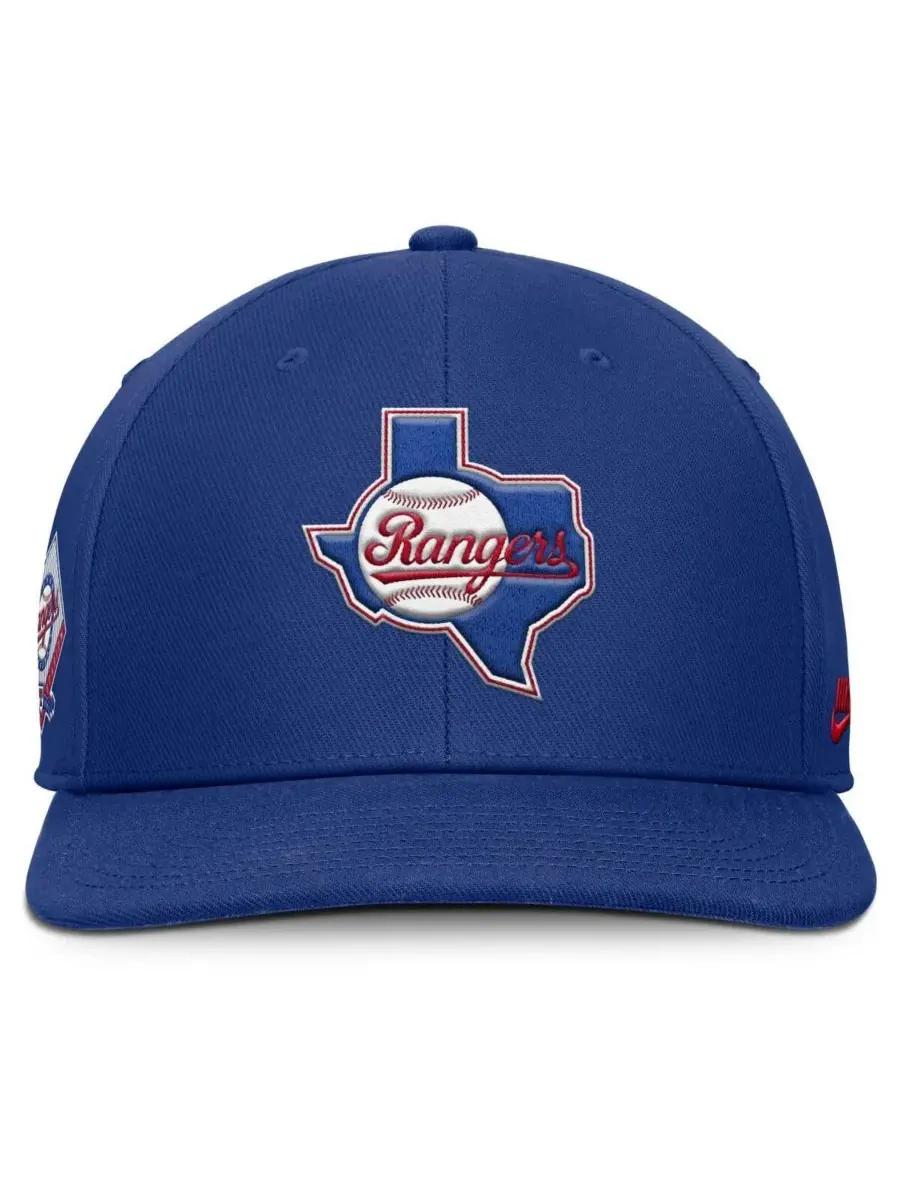 Мужская бейсболка Royal Texas Rangers Pro Performance Snapback Nike — изображение 4 из 4, королевский