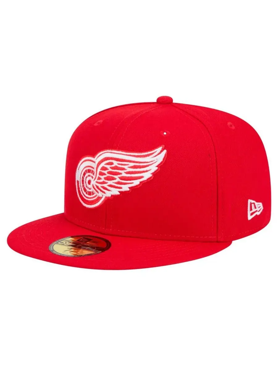 New Era Мужская красная бейсболка Detroit Red Wings Core 59FIFTY Fitted Hat — изображение 1 из 5, красный
