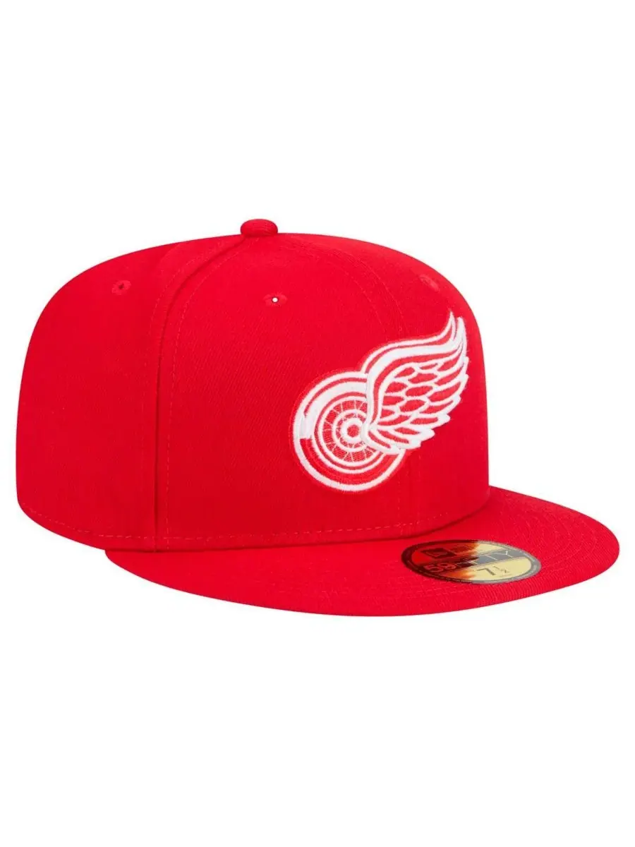 New Era Мужская красная бейсболка Detroit Red Wings Core 59FIFTY Fitted Hat — изображение 3 из 5, красный
