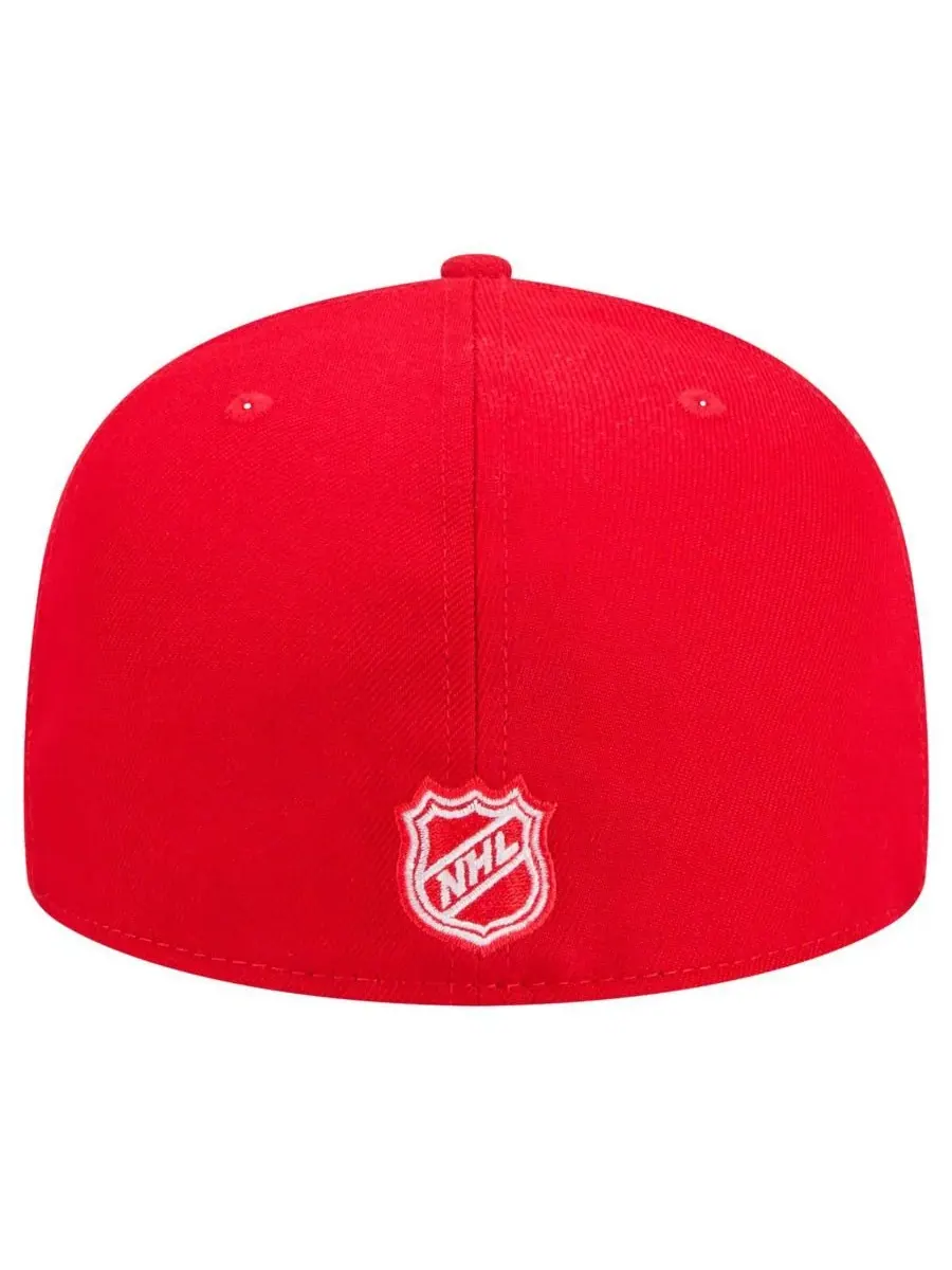 New Era Мужская красная бейсболка Detroit Red Wings Core 59FIFTY Fitted Hat — изображение 4 из 5, красный