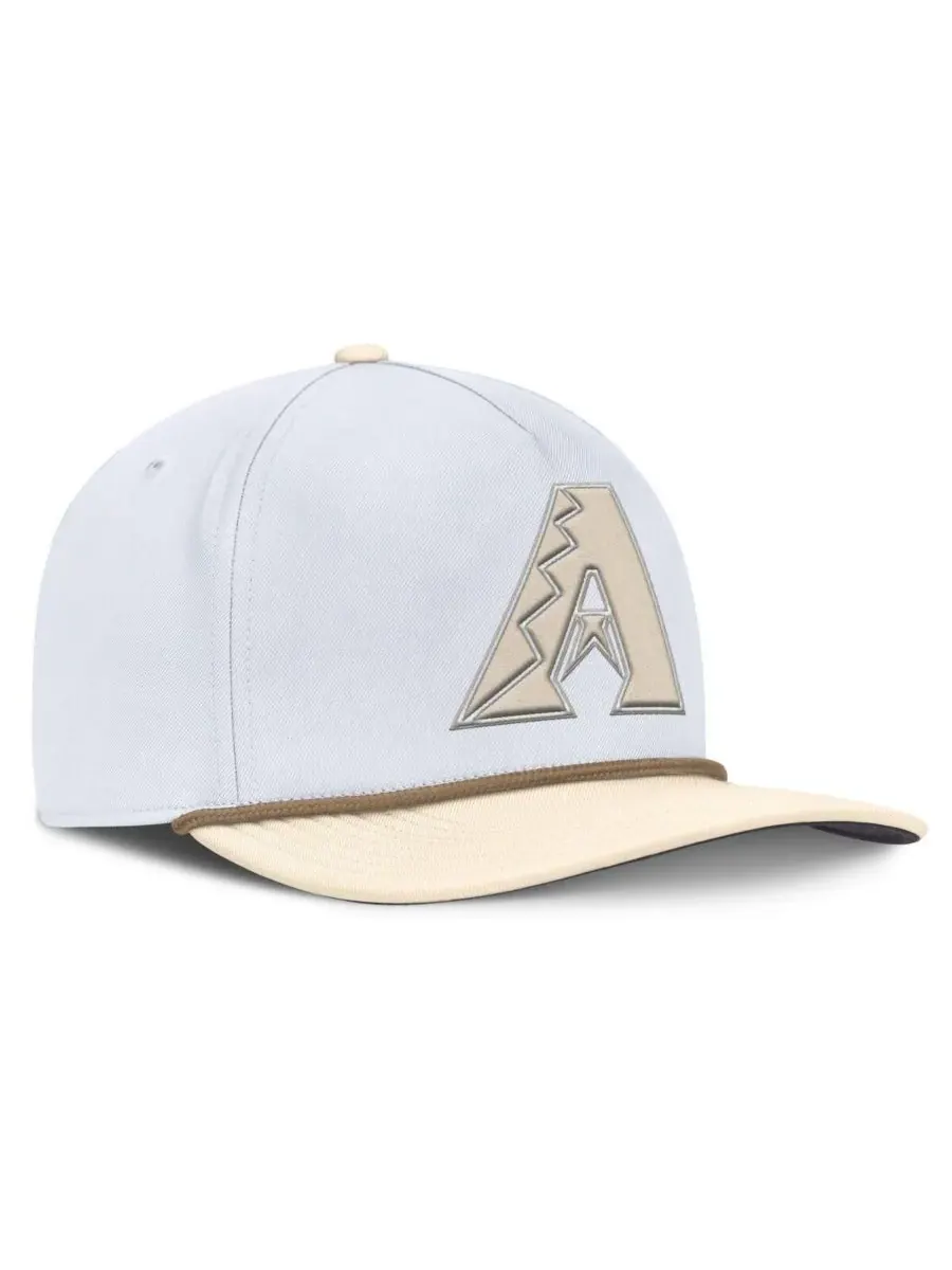 Nike Мужская бело-кремовая бейсболка Arizona Diamondbacks Pro Performance Snapback — изображение 3 из 4, белый кремовый