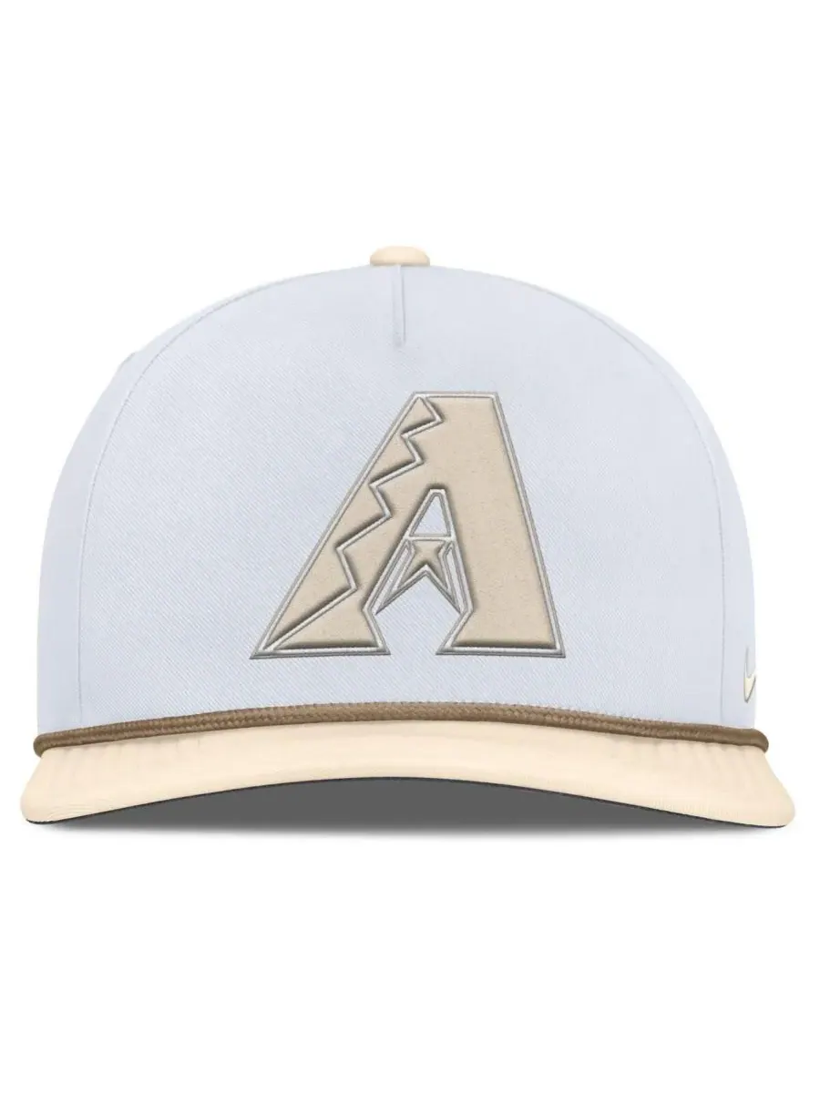 Nike Мужская бело-кремовая бейсболка Arizona Diamondbacks Pro Performance Snapback — изображение 4 из 4, белый кремовый