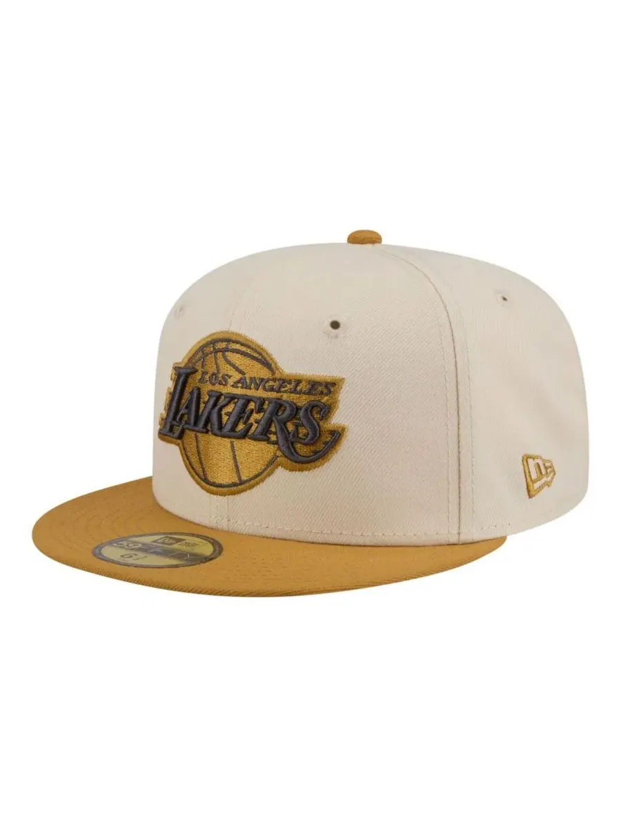 Кепка с высокой тульей New Era Los Angeles Lakers — изображение 1 из 5, кремовый бежевый