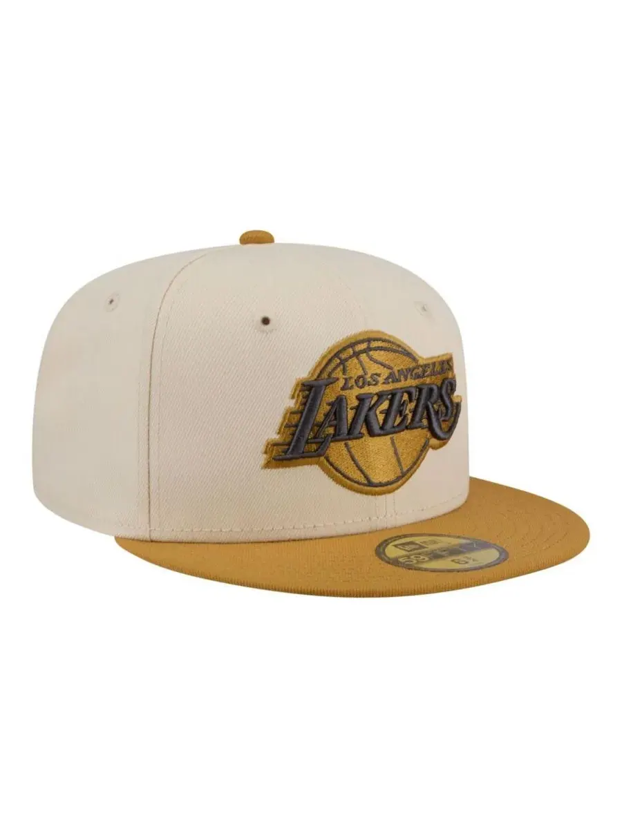 Кепка с высокой тульей New Era Los Angeles Lakers — изображение 3 из 5, кремовый бежевый