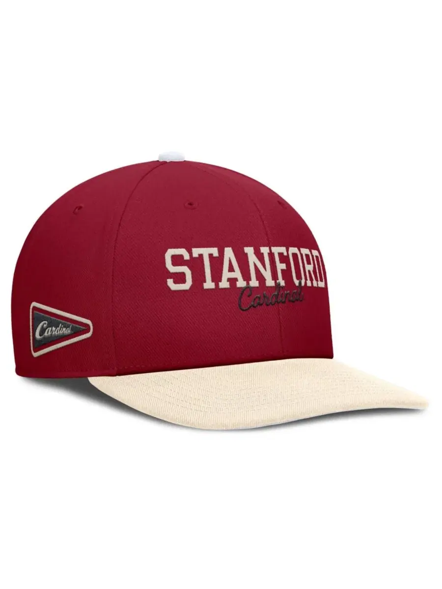 Кепка-снэпбек Nike Stanford Cardinal Pro Legacy Script — изображение 1 из 5, кремовый