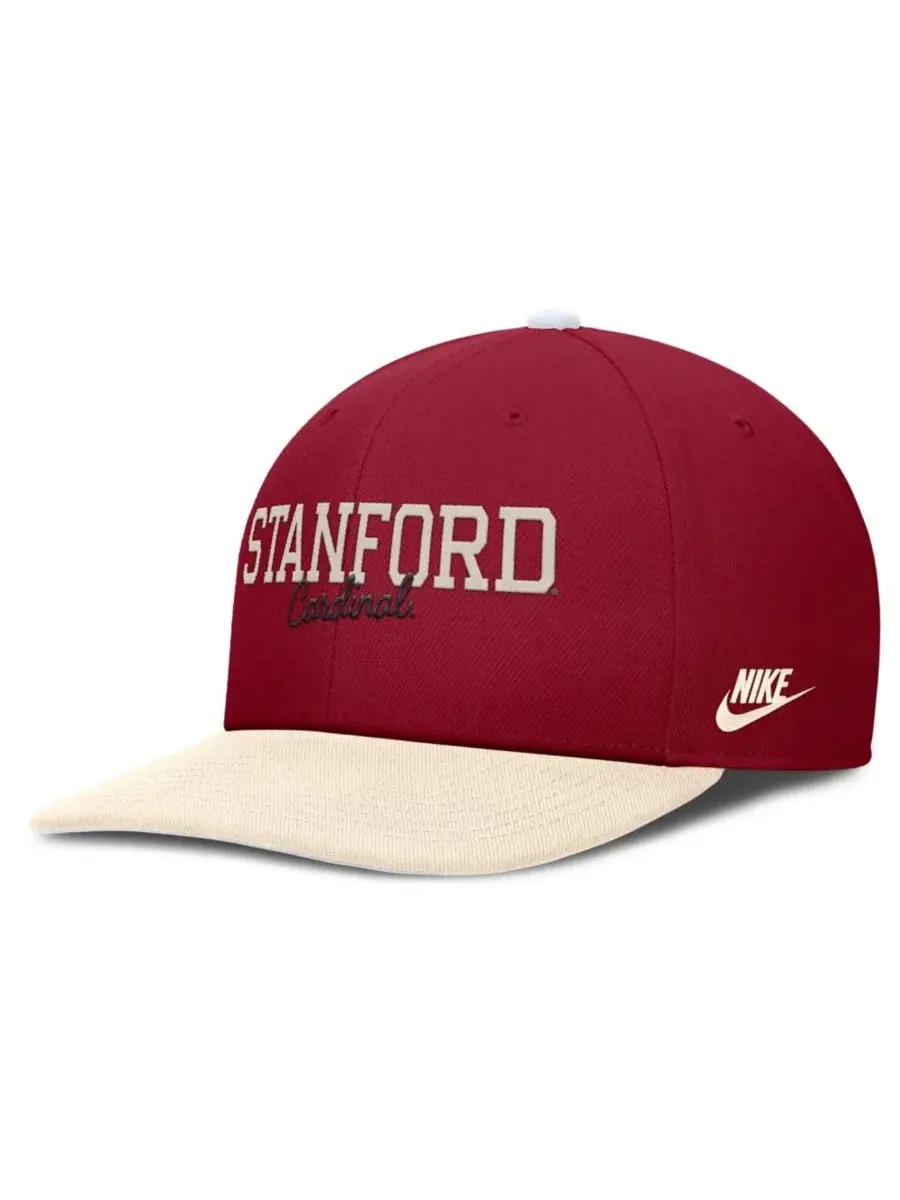 Кепка-снэпбек Nike Stanford Cardinal Pro Legacy Script — изображение 3 из 5, кремовый