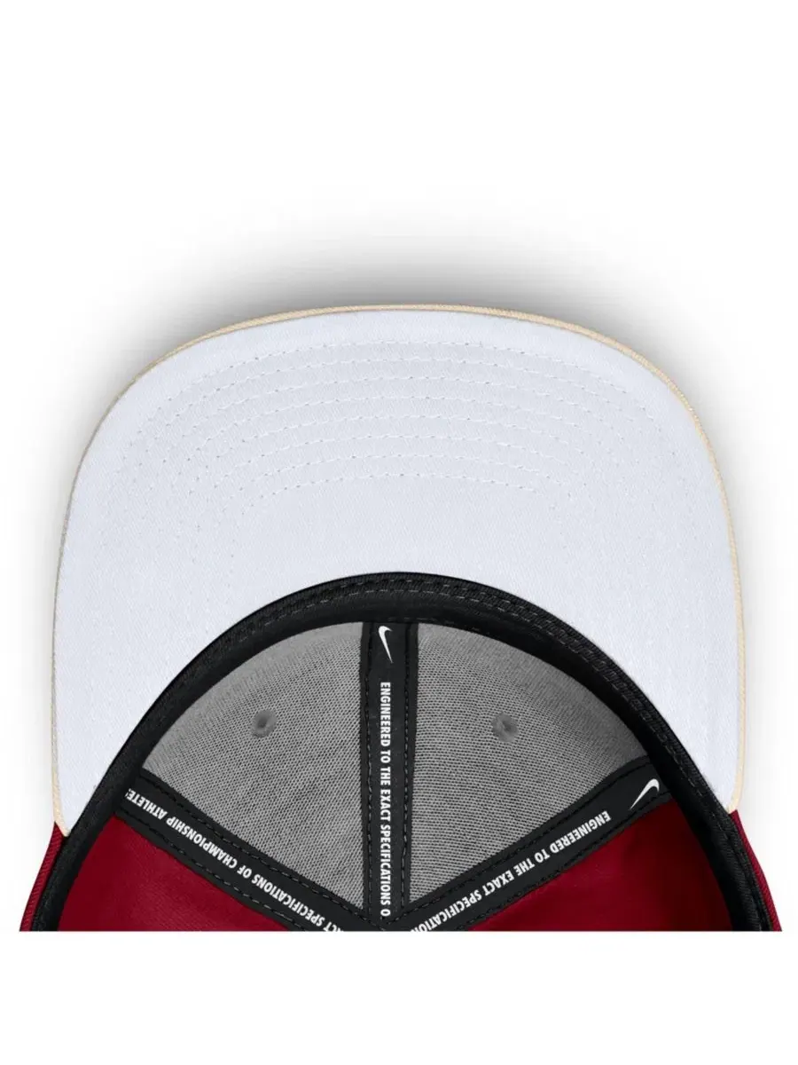Кепка-снэпбек Nike Stanford Cardinal Pro Legacy Script — изображение 5 из 5, кремовый