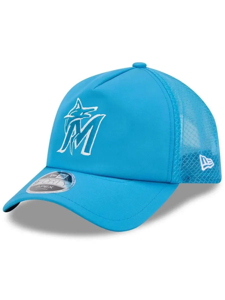 Кепка с логотипом Miami Marlins New Era — изображение 1 из 4, синий