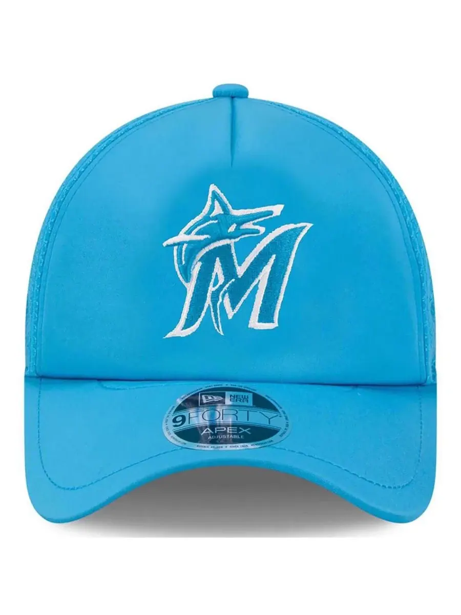 Кепка с логотипом Miami Marlins New Era — изображение 4 из 4, синий