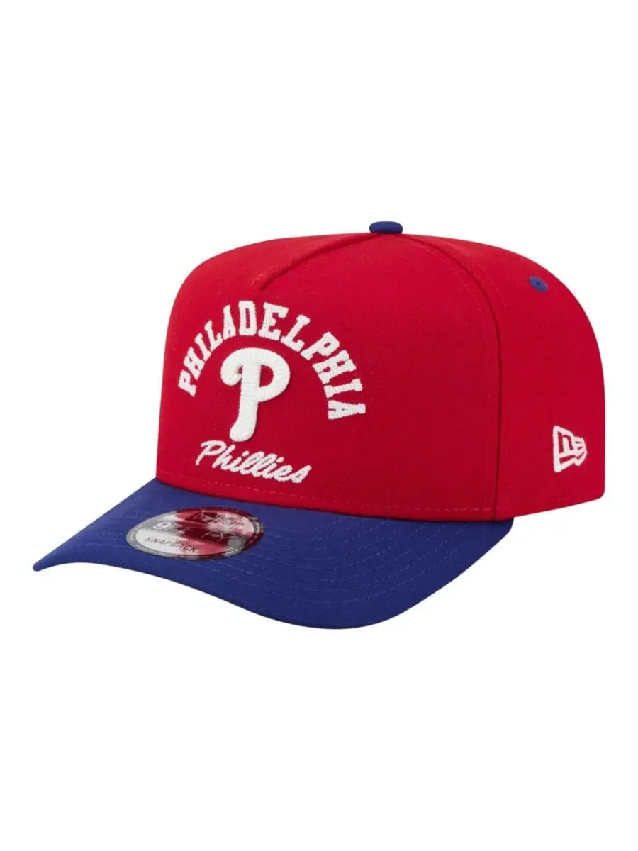 Кепка-снэпбек New Era Arched A-Frame 9FIFTY — изображение 3 из 5, красный