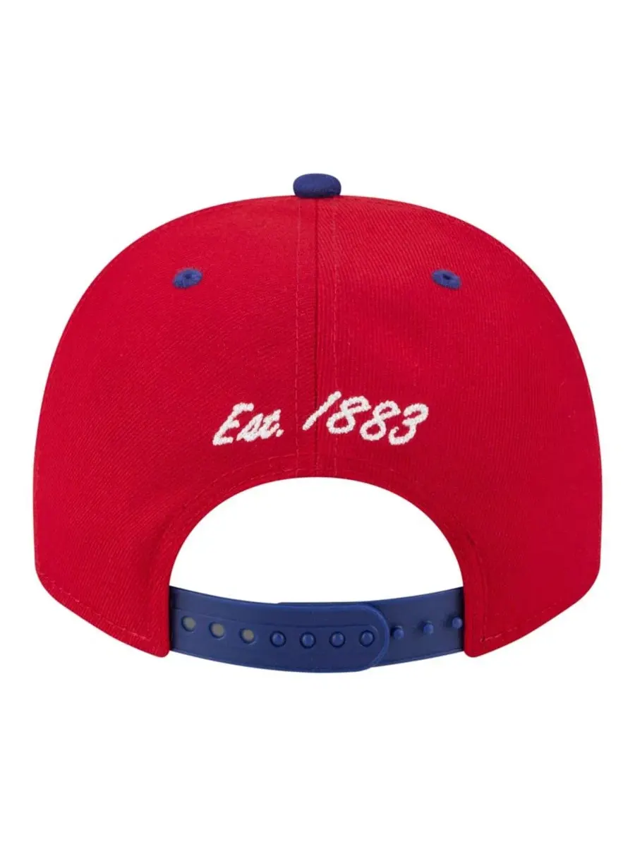 Кепка-снэпбек New Era Arched A-Frame 9FIFTY — изображение 4 из 5, красный