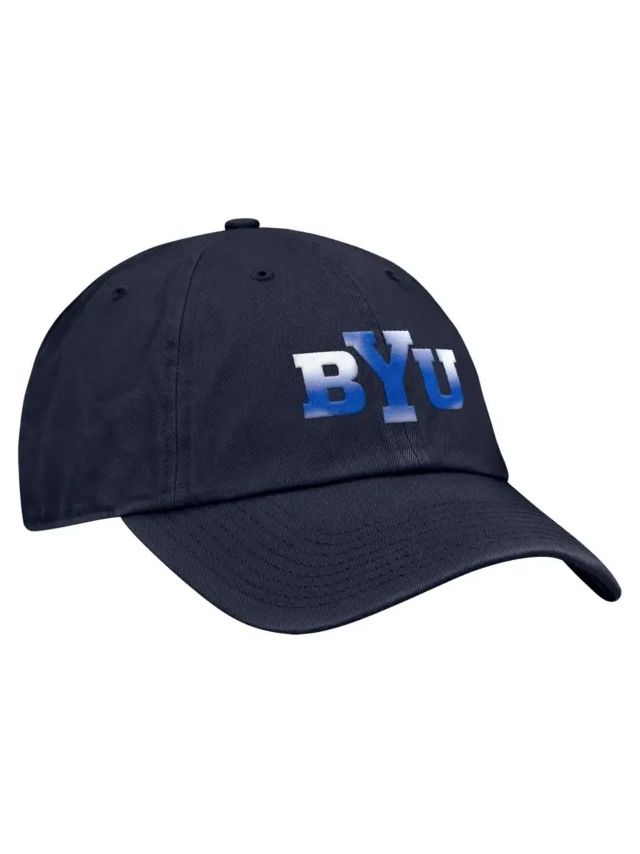 Бейсболка Nike с вышивкой BYU Cougars — изображение 2 из 3, темно-синий