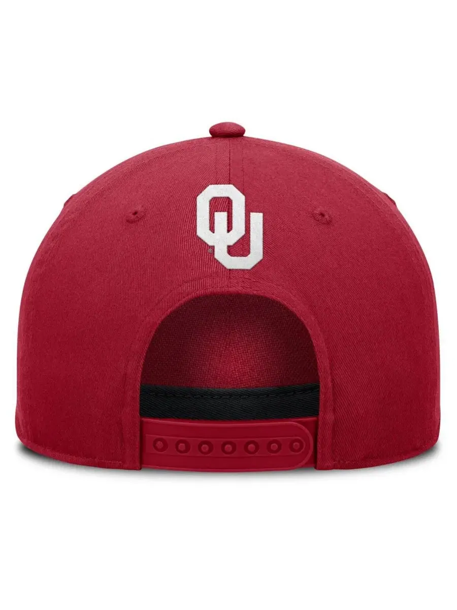 Кепка с регулируемой застежкой Oklahoma Sooners Foul Ball Rope Fanatics — изображение 3 из 4, красный