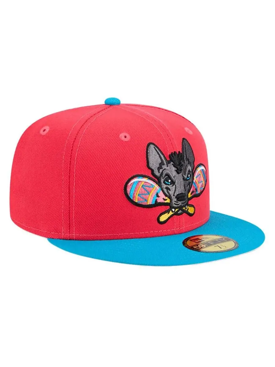 New Era Мужская красная кепка Gwinnett Stripers Copa de la Diversion 59FIFTY — изображение 3 из 4, красный