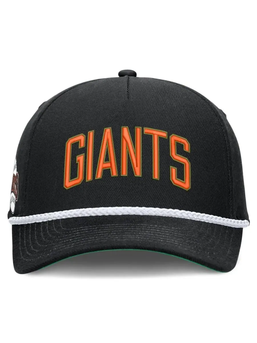 Бейсболка Nike Rise с вышивкой San Francisco Giants — изображение 2 из 5, черный зеленый