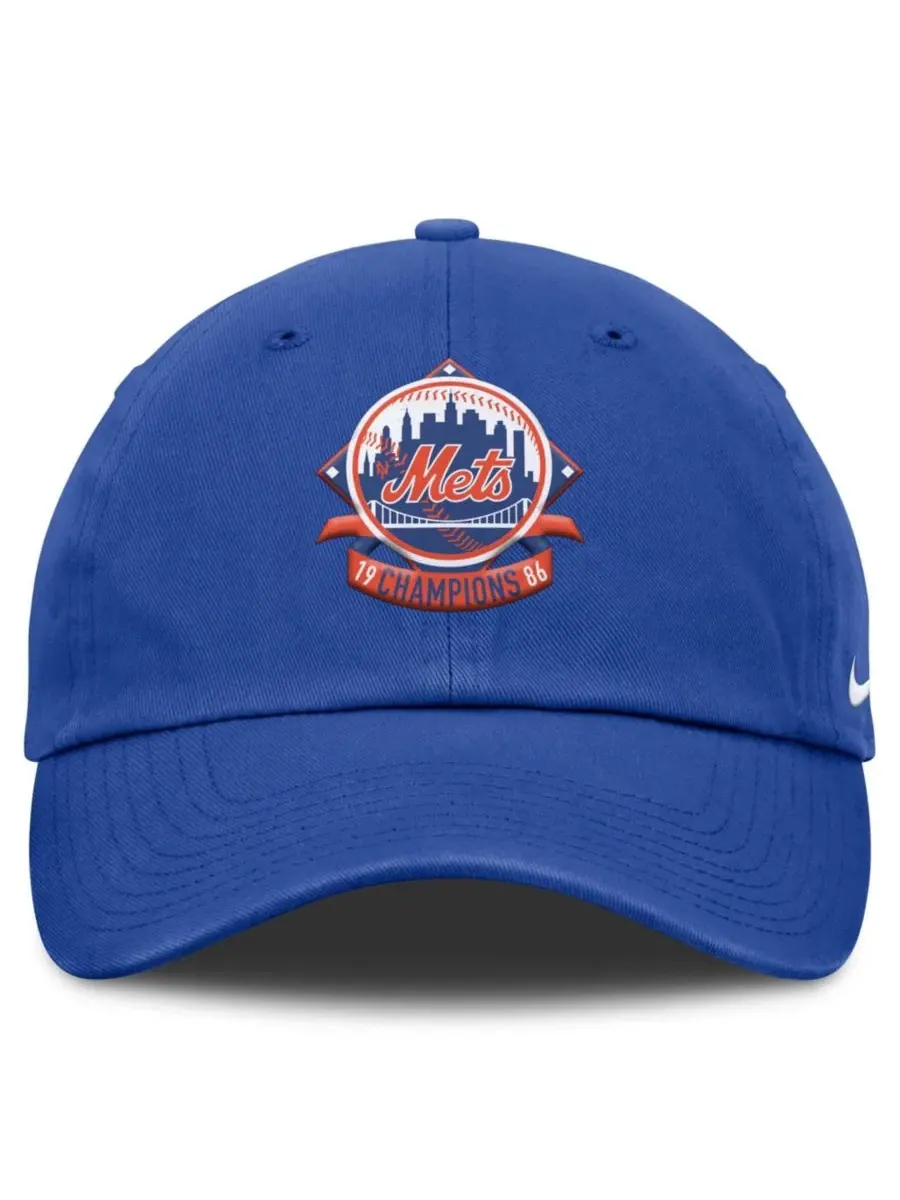 Бейсболка New York Mets 50 Seasons Club с вышивкой Nike — изображение 2 из 4, синий