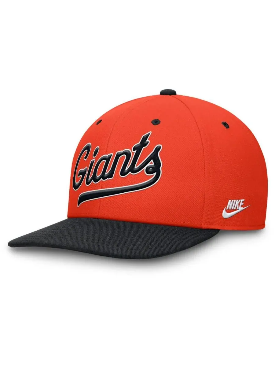 Nike Мужская оранжево-черная бейсболка San Francisco Giants Cooperstown Collection Pro Performance — изображение 2 из 4