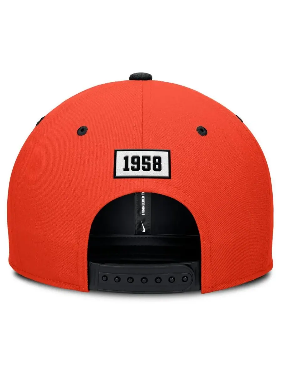 Nike Мужская оранжево-черная бейсболка San Francisco Giants Cooperstown Collection Pro Performance — изображение 3 из 4