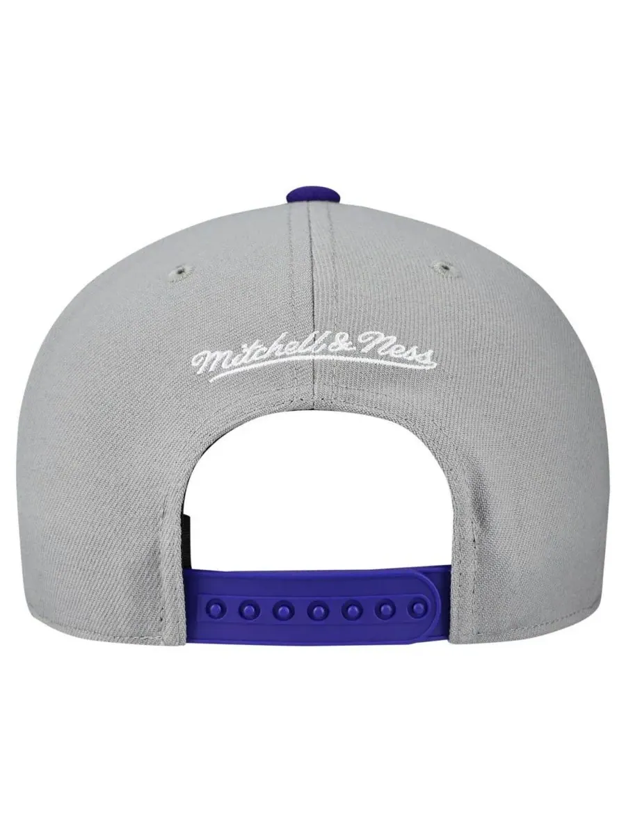 Mitchell & Ness Мужская и женская серая регулируемая бейсболка Tampa Bay Rays Basic Coop Pro — изображение 2 из 4, серый
