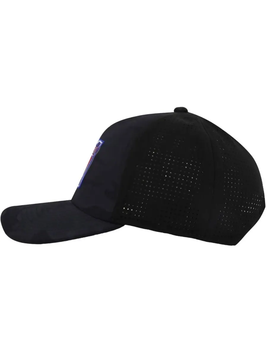 American Needle Мужская черная кепка New York Rangers Valin Camo Super Tech с регулируемой высотой — изображение 2 из 3