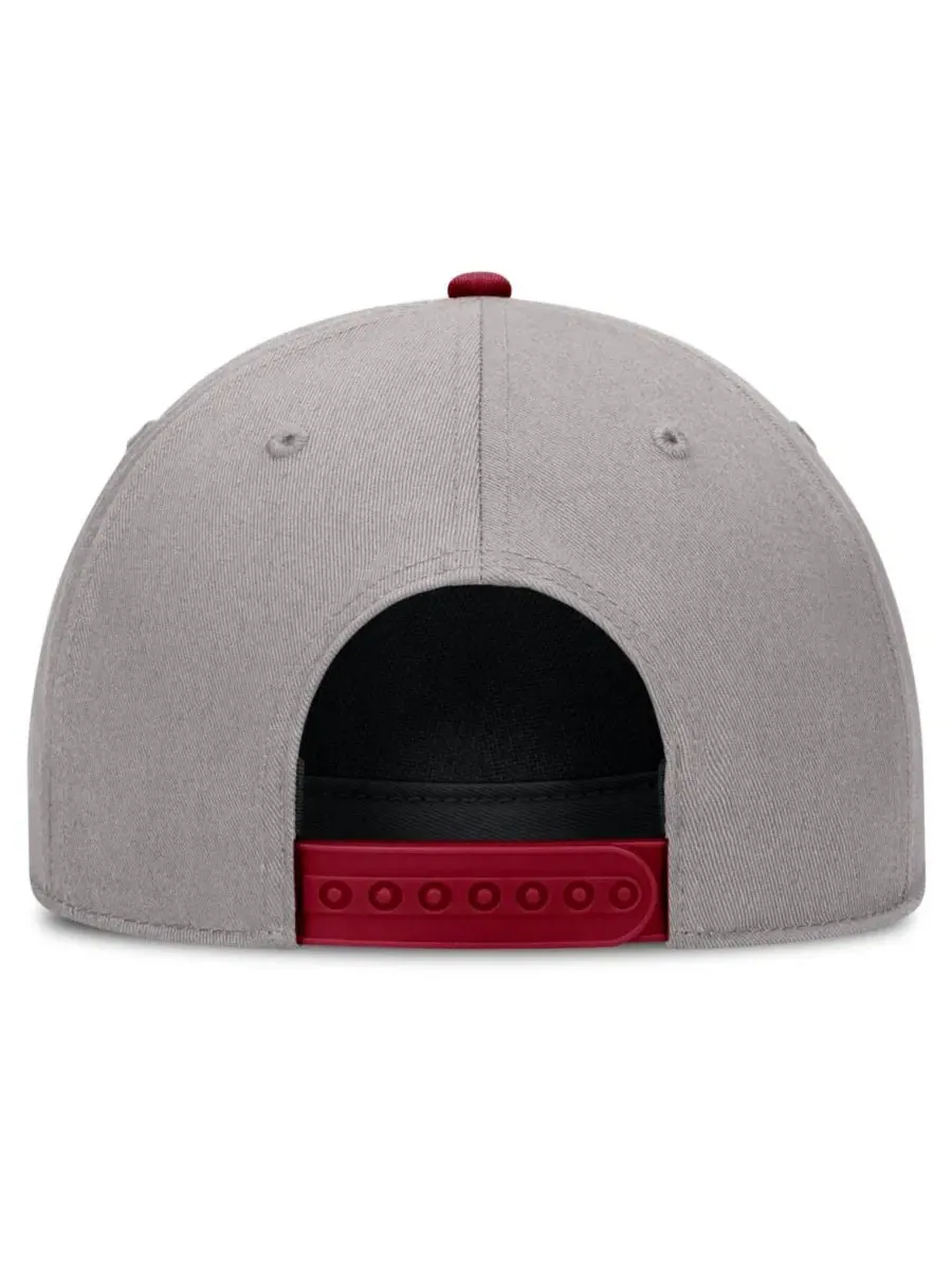 Бейсболка Nike Primetime Rise Rope Adjustable Hat — изображение 4 из 5, серый