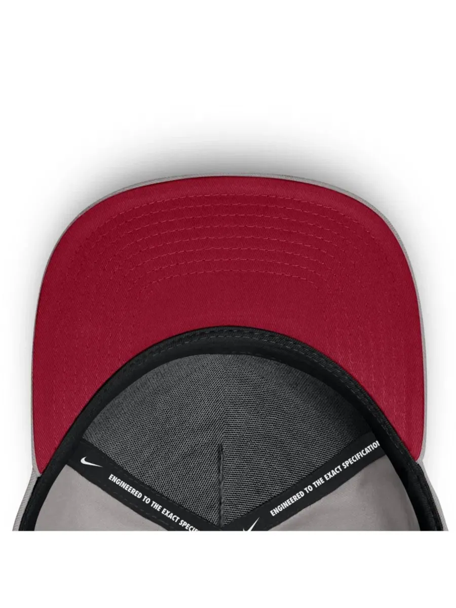 Бейсболка Nike Primetime Rise Rope Adjustable Hat — изображение 5 из 5, серый
