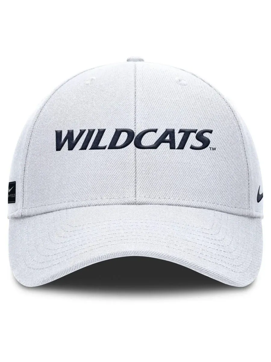 Nike Мужская белая регулируемая бейсболка Arizona Wildcats 2025 On-Field Rise Performance — изображение 2 из 4, белый