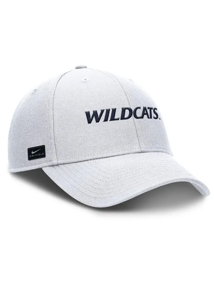 Nike Мужская белая регулируемая бейсболка Arizona Wildcats 2025 On-Field Rise Performance — изображение 3 из 4, белый