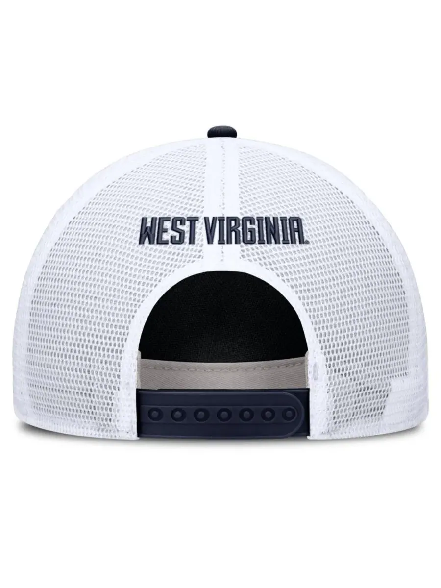Кепка-тракер Nike West Virginia Mountaineers 2026 On-Field Gameday Rope — изображение 4 из 4, темно-синий белый