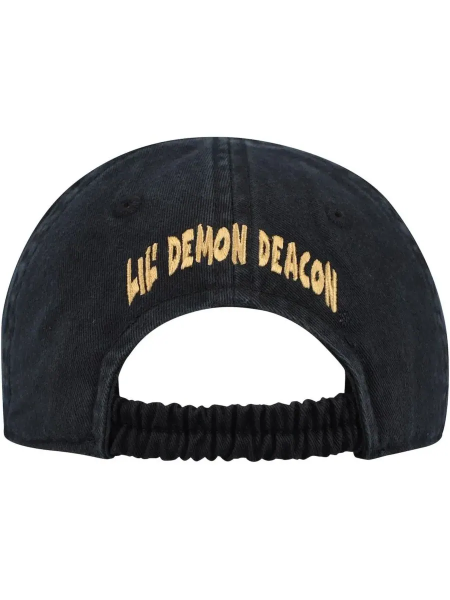 Top of the World Детская мини-шапка Black Wake Forest Demon Deacons Mini Me Flex для мальчиков и — изображение 4 из 4, черный