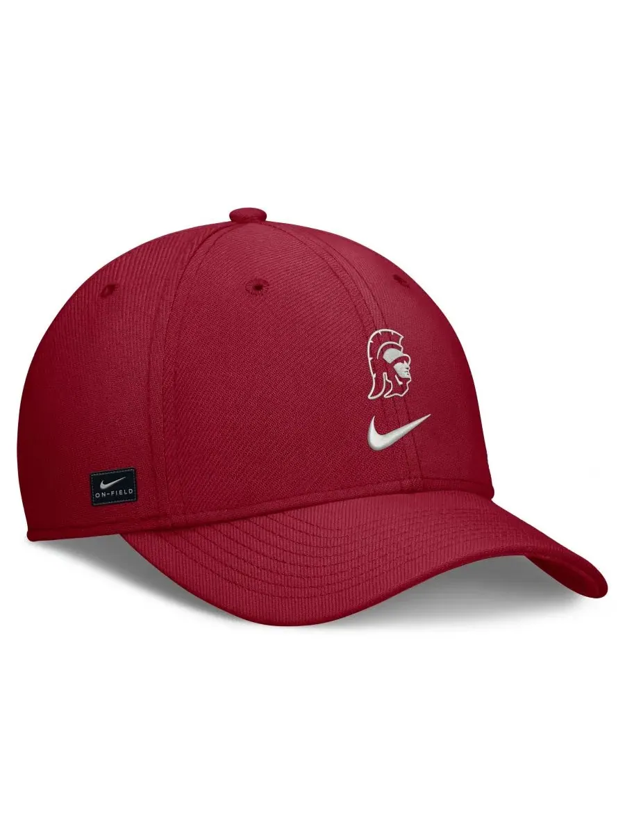 Кепка USC Trojans Rise On-Field Swoosh Flex Dri-FIT от Nike — изображение 3 из 4, красный
