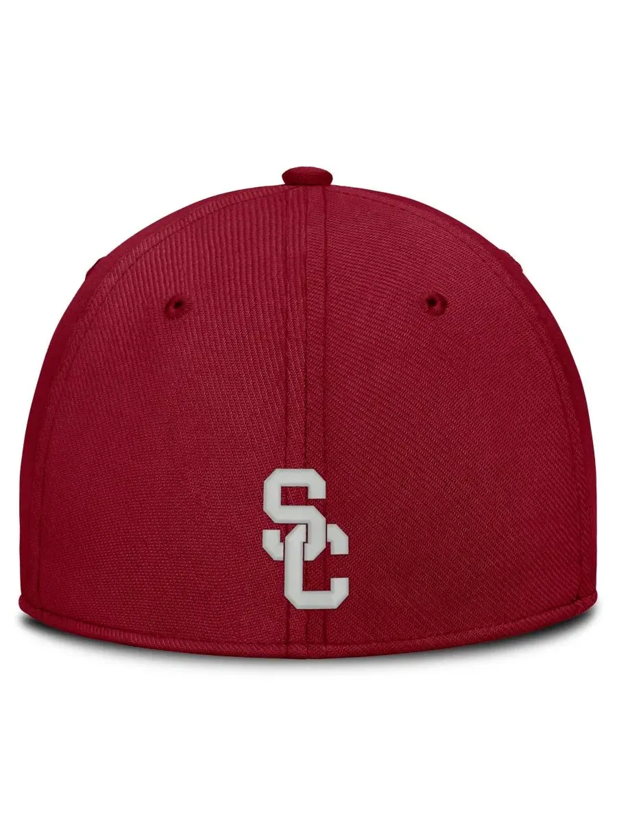 Кепка USC Trojans Rise On-Field Swoosh Flex Dri-FIT от Nike — изображение 4 из 4, красный