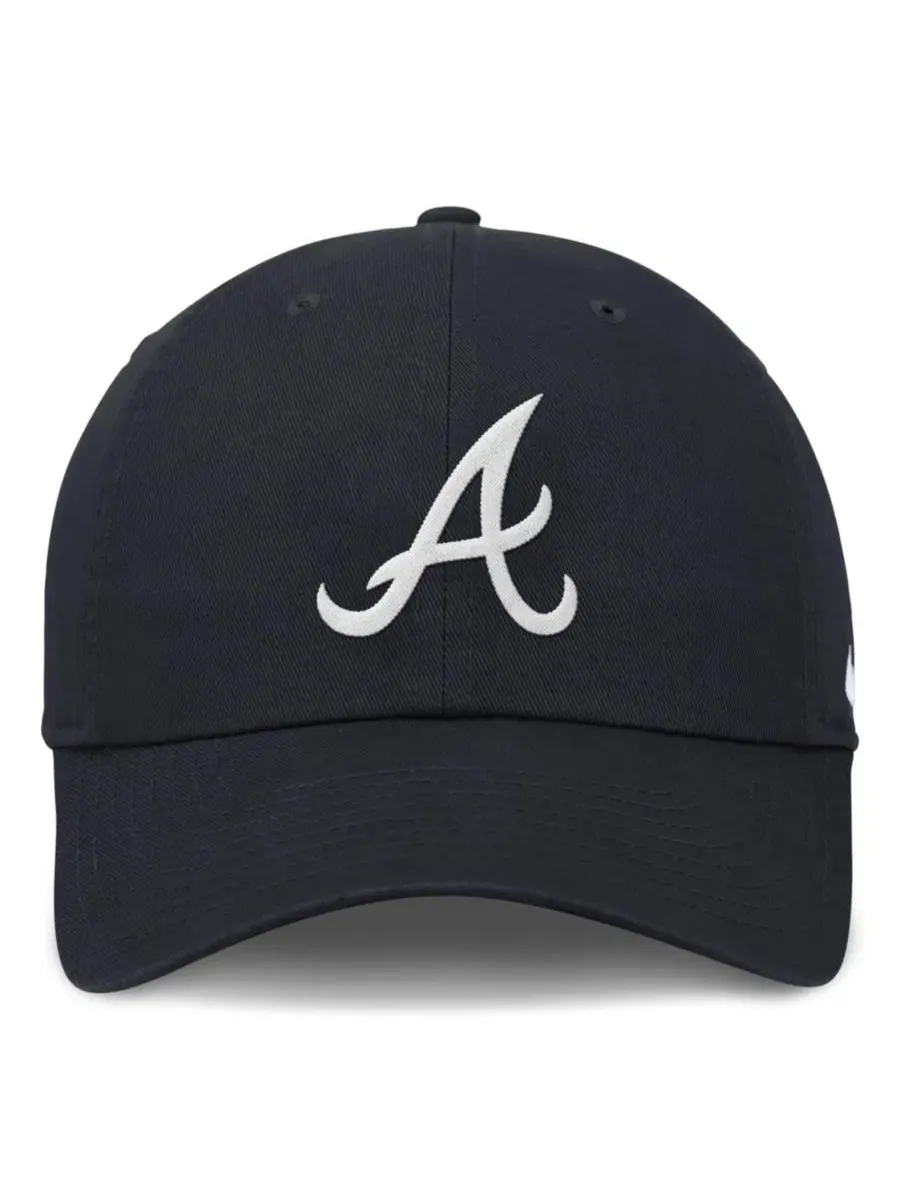 Кепка Nike с вышитым логотипом Atlanta Braves — изображение 2 из 4, темно-синий