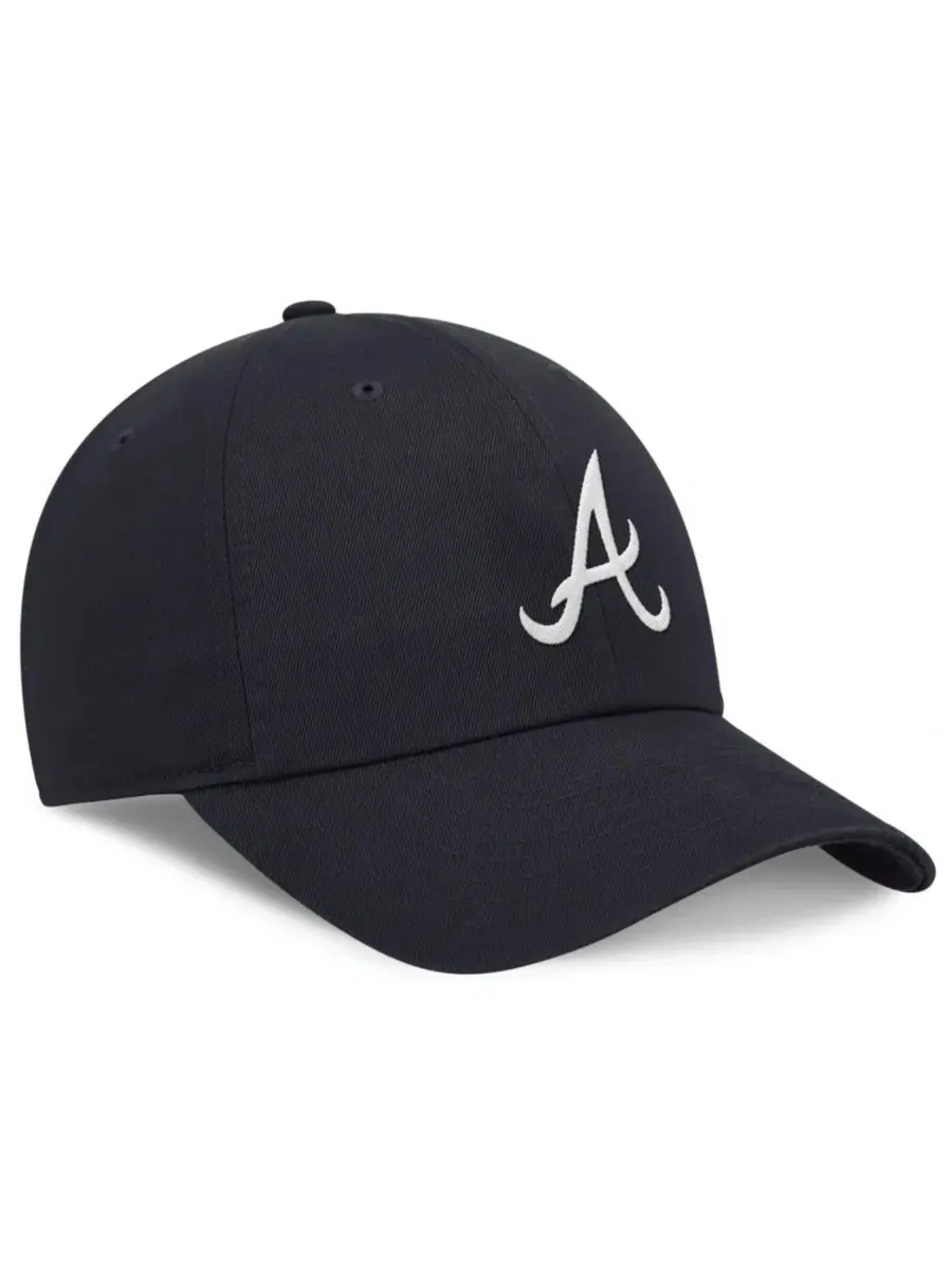 Кепка Nike с вышитым логотипом Atlanta Braves — изображение 3 из 4, темно-синий