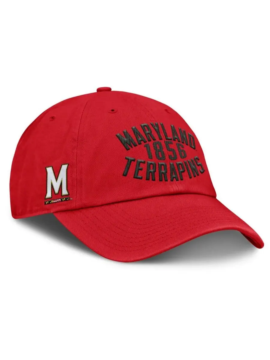 Fanatics Мужская красная регулируемая кепка Maryland Terrapins Archer — изображение 1 из 4, красный