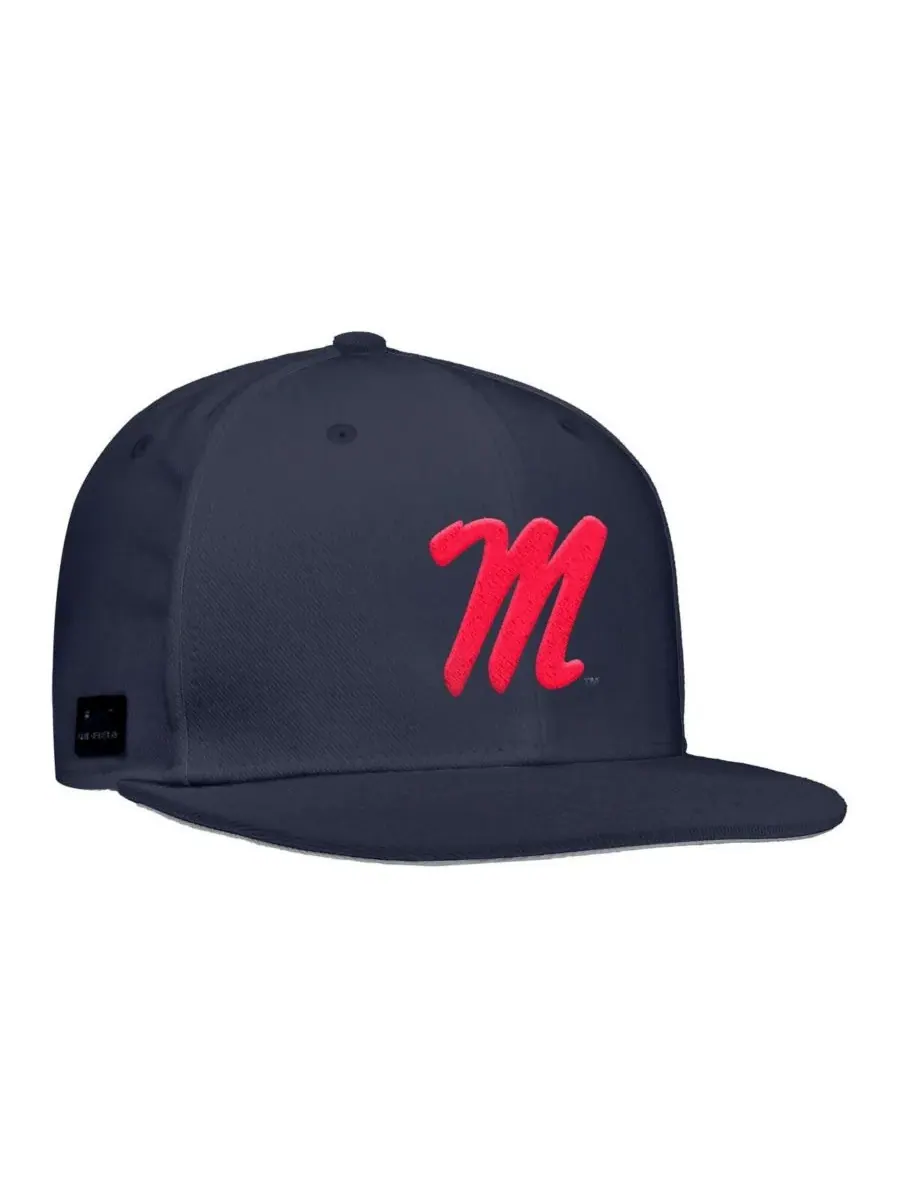 Nike Мужская бейсбольная кепка темно-синего цвета с символикой команды Ole Miss Rebels — изображение 3 из 3, темно-синий