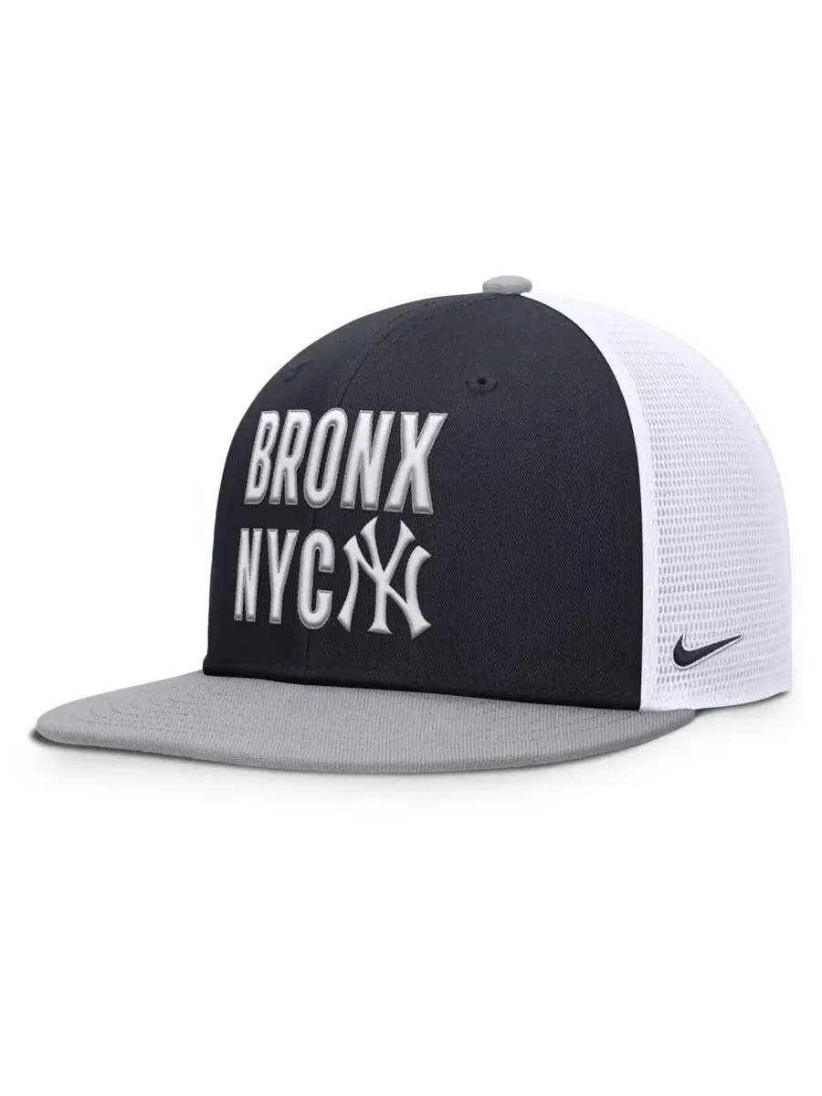 Nike Мужская темно-синяя бейсболка New York Yankees Pro Trucker Snapback — изображение 3 из 4, темно-синий