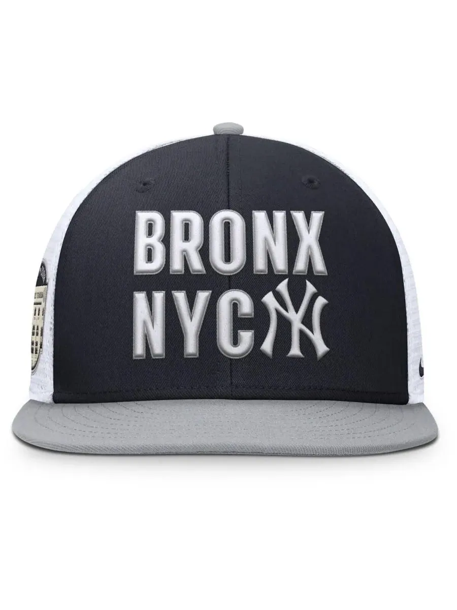 Nike Мужская темно-синяя бейсболка New York Yankees Pro Trucker Snapback — изображение 4 из 4, темно-синий