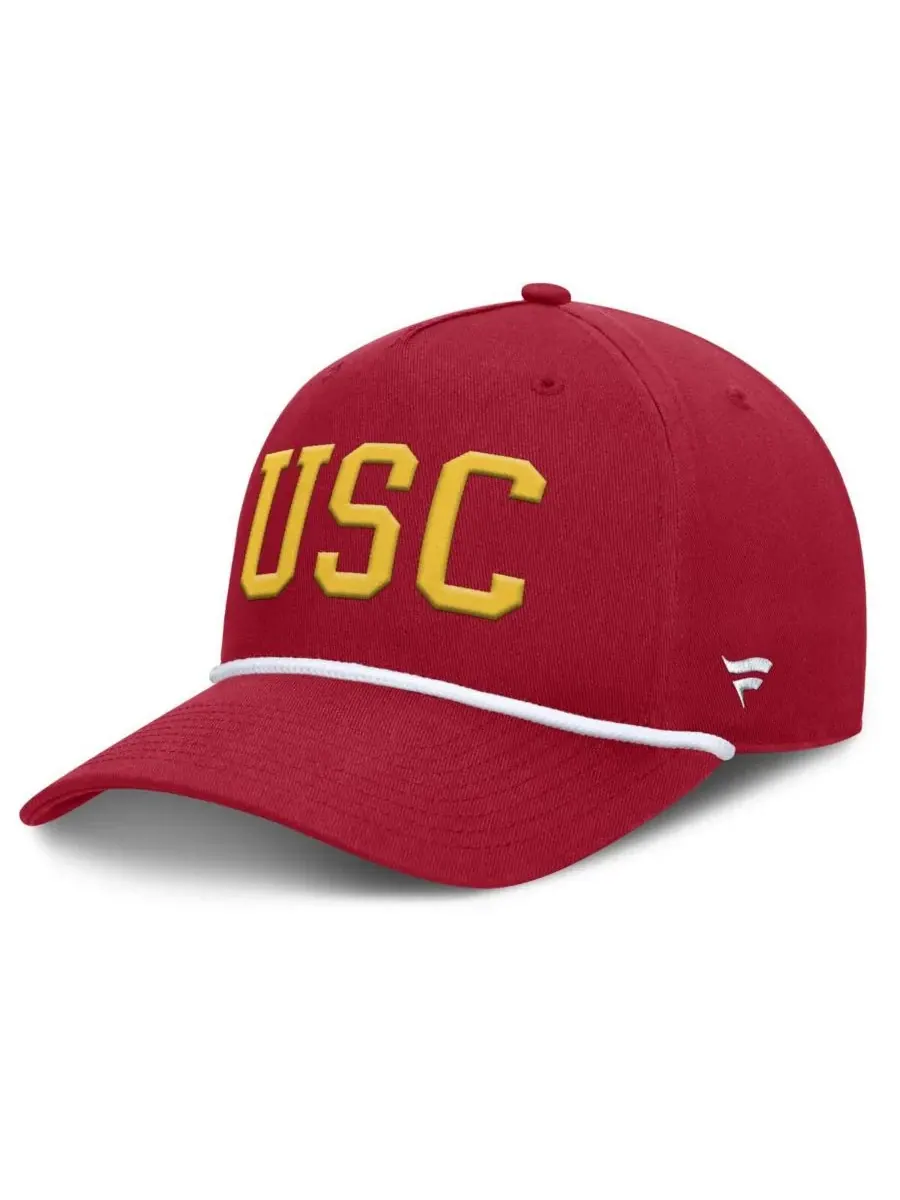 Мужская регулируемая бейсболка Cardinal USC Trojans с защитной лентой для мяча Fanatics — изображение 1 из 4, красный