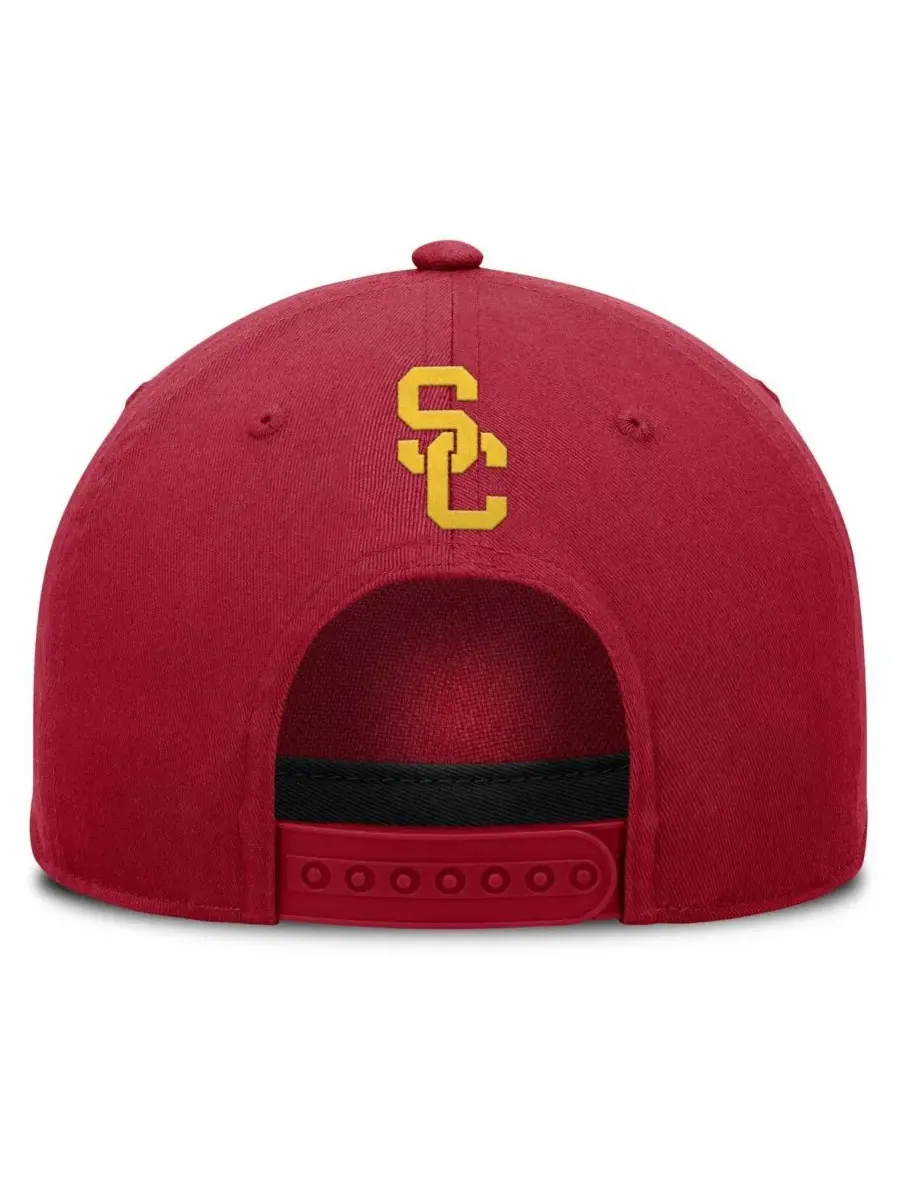 Мужская регулируемая бейсболка Cardinal USC Trojans с защитной лентой для мяча Fanatics — изображение 3 из 4, красный