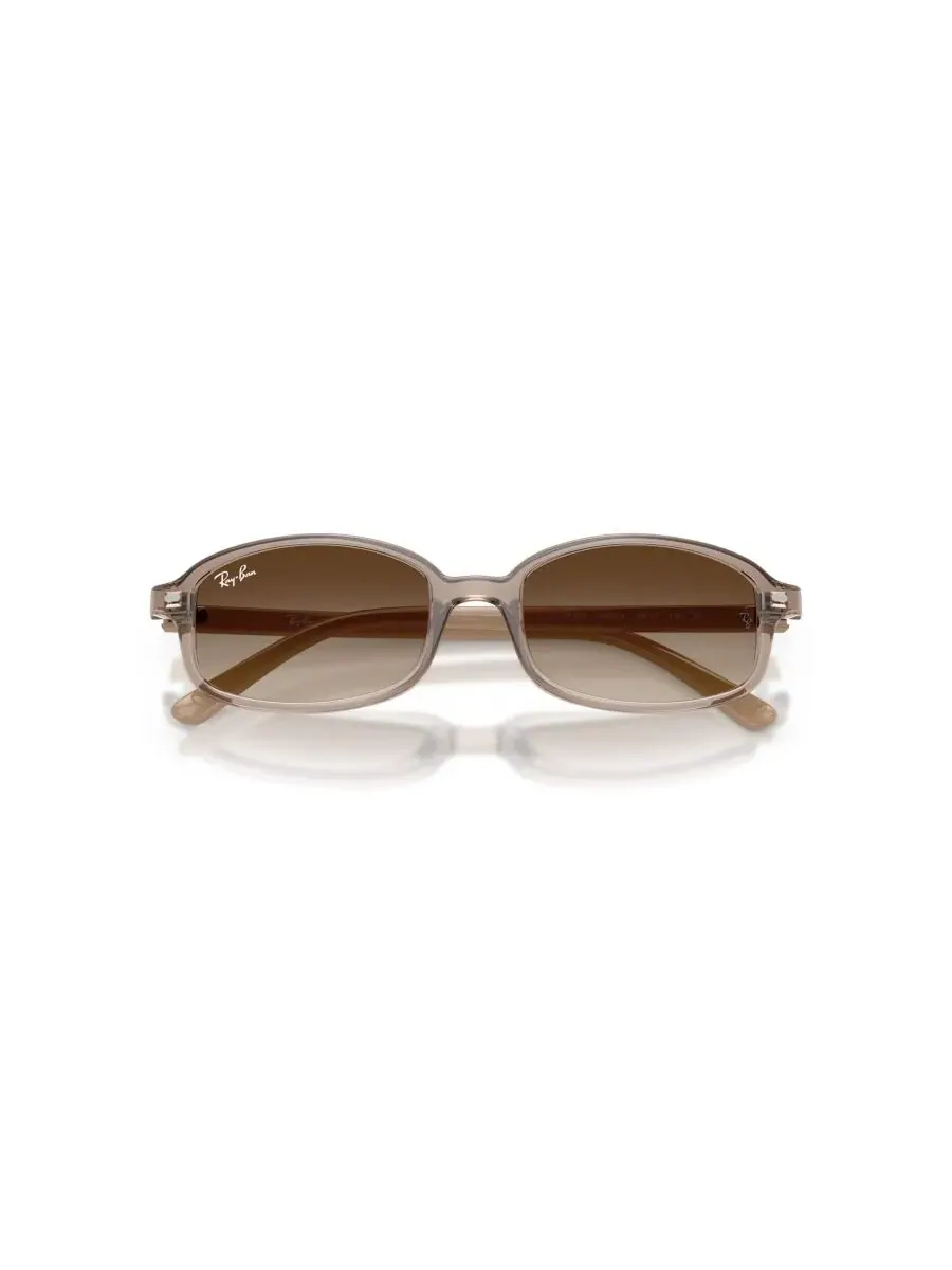 Детские квадратные солнцезащитные очки, RB9131S Ray-Ban Jr — изображение 5 из 7, прозрачный бежевый